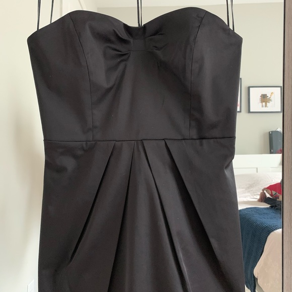 Mango strapless Mini Satin Dress size:L - Picture 2 of 2